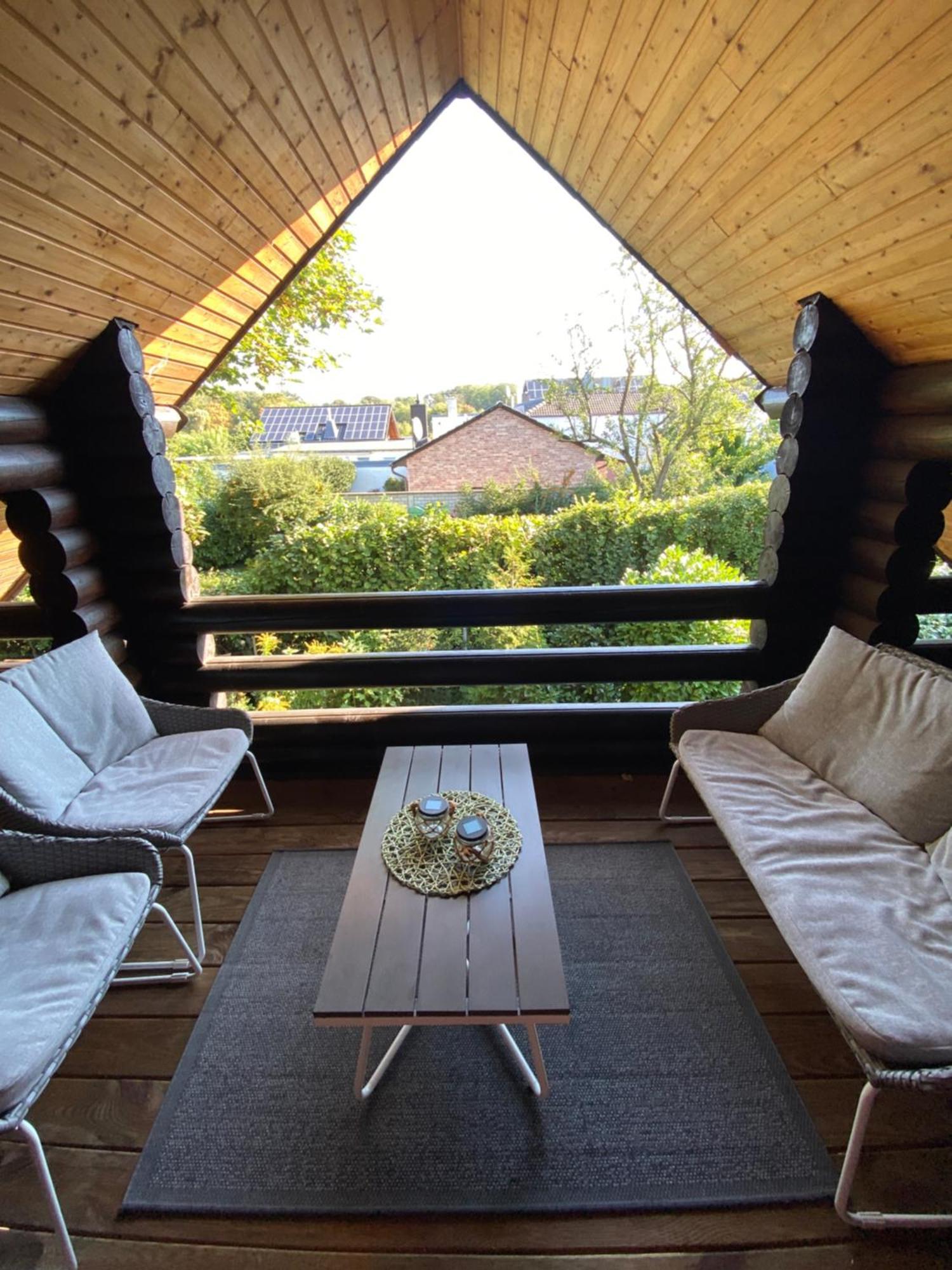 Eifel-Lounge Blockhaus Mit Kamin Garten Balkon Nahe Koeln Therme Bruehl Phantasialand Weilerswist Εξωτερικό φωτογραφία