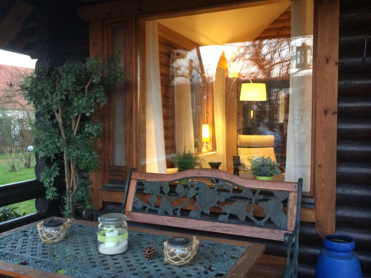 Eifel-Lounge Blockhaus Mit Kamin Garten Balkon Nahe Koeln Therme Bruehl Phantasialand Weilerswist Εξωτερικό φωτογραφία